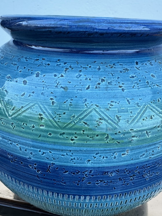 Bitossi Aldo Londi keramische plantenpot, jaren 1960 – Plantenbak, Ceramic (photo 13 of 15)