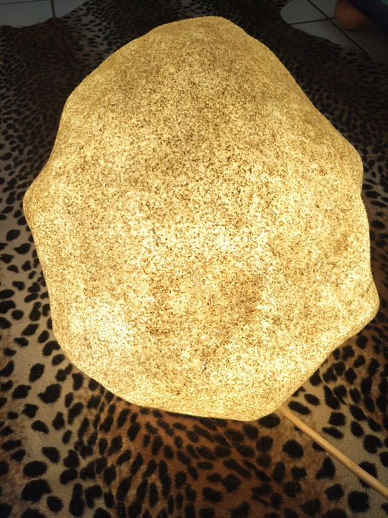 Originele André Cazenave "Dora Moon Rock" lamp uit de jaren 70 voor Singleton (37x31cm) – vintage (photo 5 of 6)