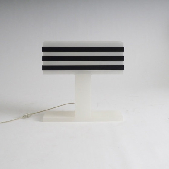Image 1 of Modernist Plexiglas Table Lamp