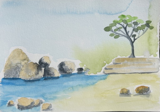 Palombaggia Watercolor