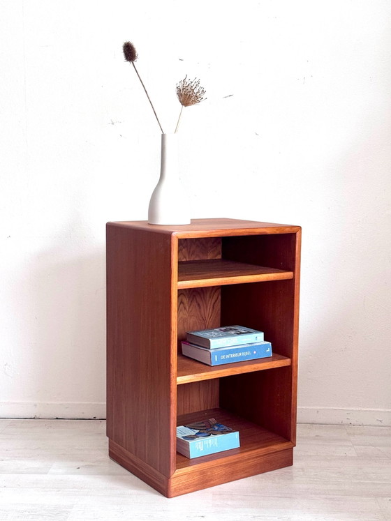 Vintage Danish teak (book)cabinet 1960s, Bookcases, Wood, Brown (photo 2 of 7)