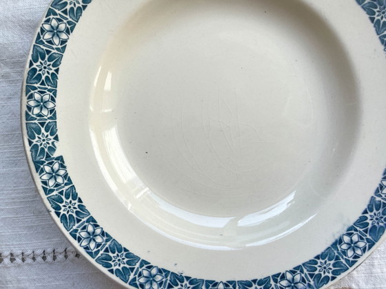 6 Piatti Fondi Longchamp 'René' in Ironstone Blu – Stoviglie (photo 12 of 16)