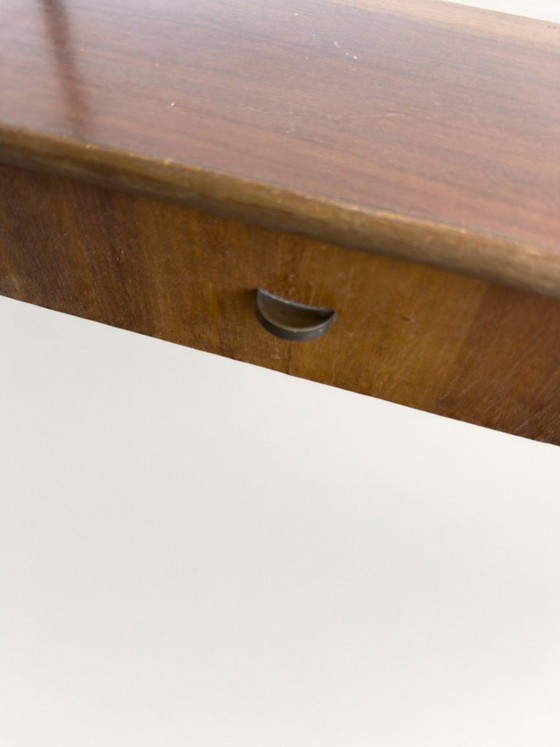 Image 1 of Deens vintage hangend kastje met 2 lades