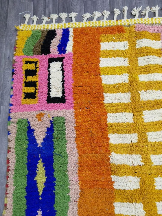 Prächtiger, farbenfroher Berberteppich 150/250 cm – Teppiche & Läufer, Wool (photo 7 of 7)