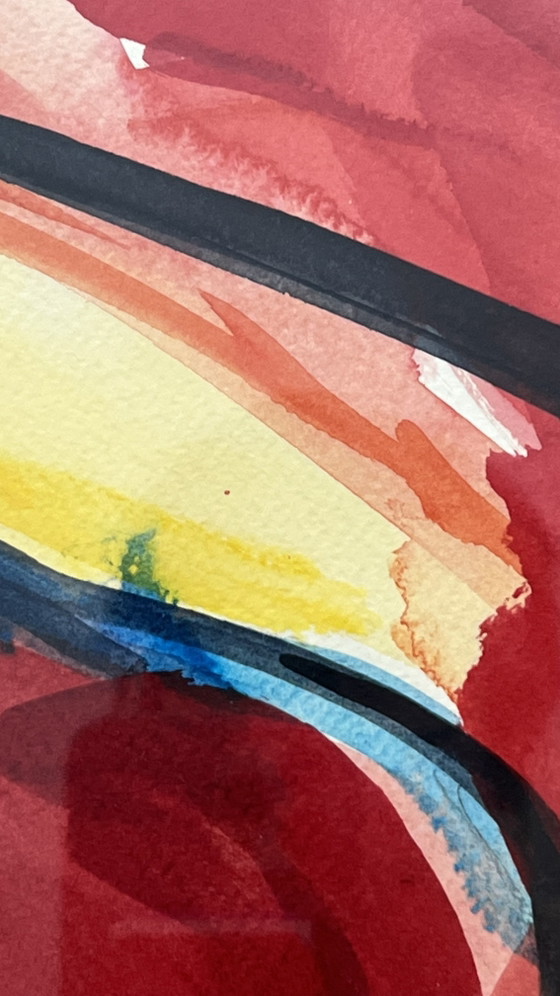 Acquerello Originale "Corrida" Jurjen Fontein – Dipinti e disegni, Glass, Paper (photo 6 of 8)