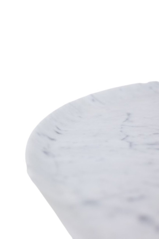 Image 1 of Paar ausziehbare Tische aus Carrara-Marmor. Zeitgenössisch.