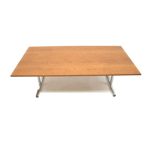 Image 1 of Large Wenge Vintage Dining Table / Conference Table / Desk Made in the 1970s