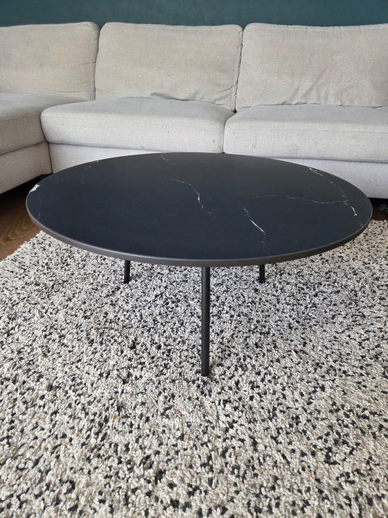 Image 1 of Tavolino da caffè in ceramica Unit 14 Nero Marquina - diametro 70 cm - condizioni perfette
