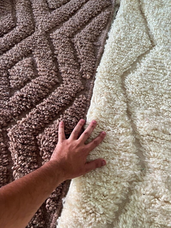 Image 1 of Alfombra tradicional de lana pura hecha a mano, tamaño 2/3 m