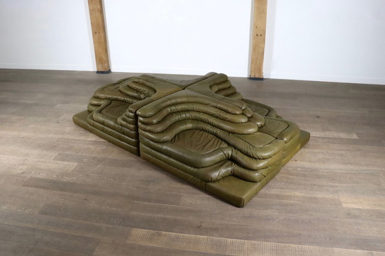 Image 1 of Ubald Klug DS-1025 Terrazza complete sofa set for de Sede Switzerland 1970s