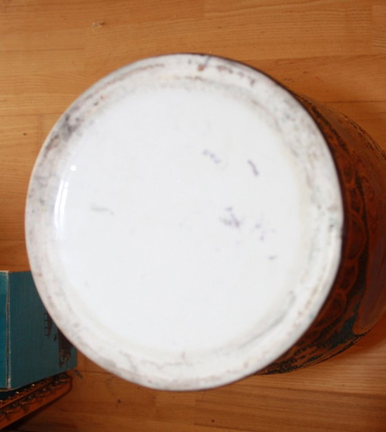 Image 1 of Large hand-painted Satsuma vase – 63 cm – Japanese style