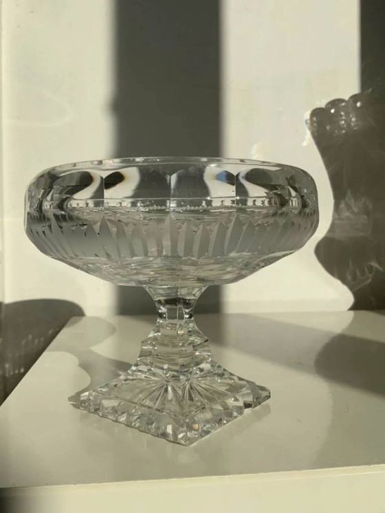 Image 1 of Rare Set of 3 Bohemian Crystal Objects – Historicism Period (ca. 1880-1890)