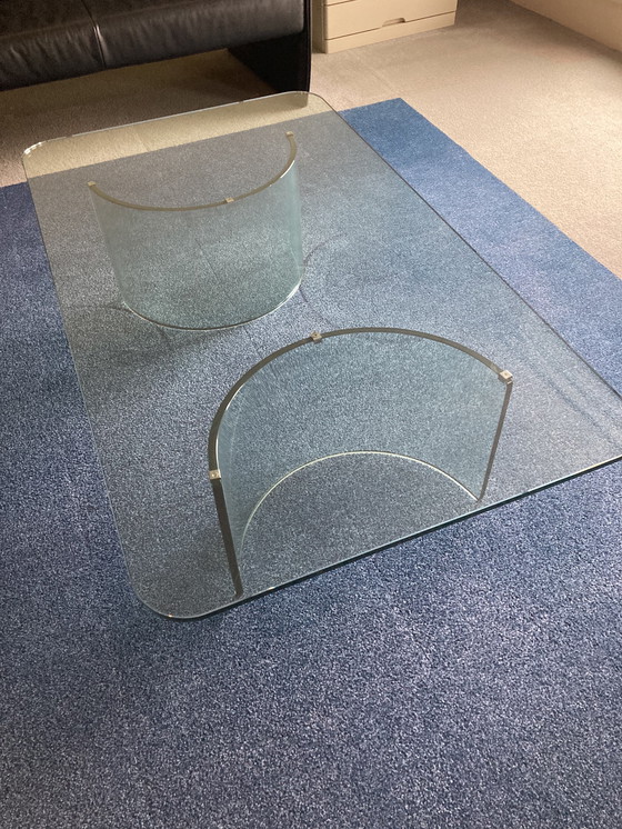 Image 1 of Te koop: design glazen salontafel Gallotti en Radice