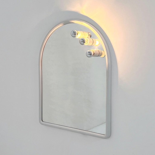 White Vanity Mirror from Carrara & Matta, 1970s