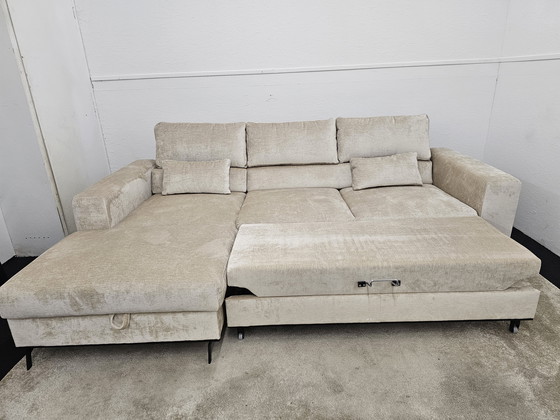 Image 1 of Nouveau ! Canapé d'angle de luxe avec fonction couchage