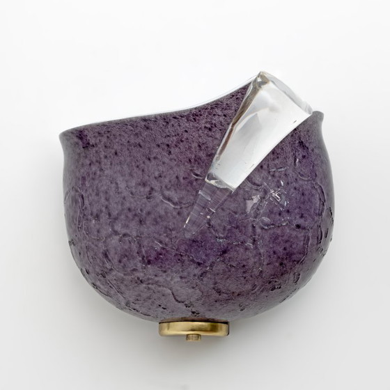 Image 1 of Coppia di applique moderne in vetro di Murano italiano di Mila Schon per Zonca, anni '80