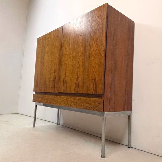 Image 1 of Credenza alta in palissandro B60 di Dieter Waeckerlin per Behr, stile anni '70, metà del secolo scorso.