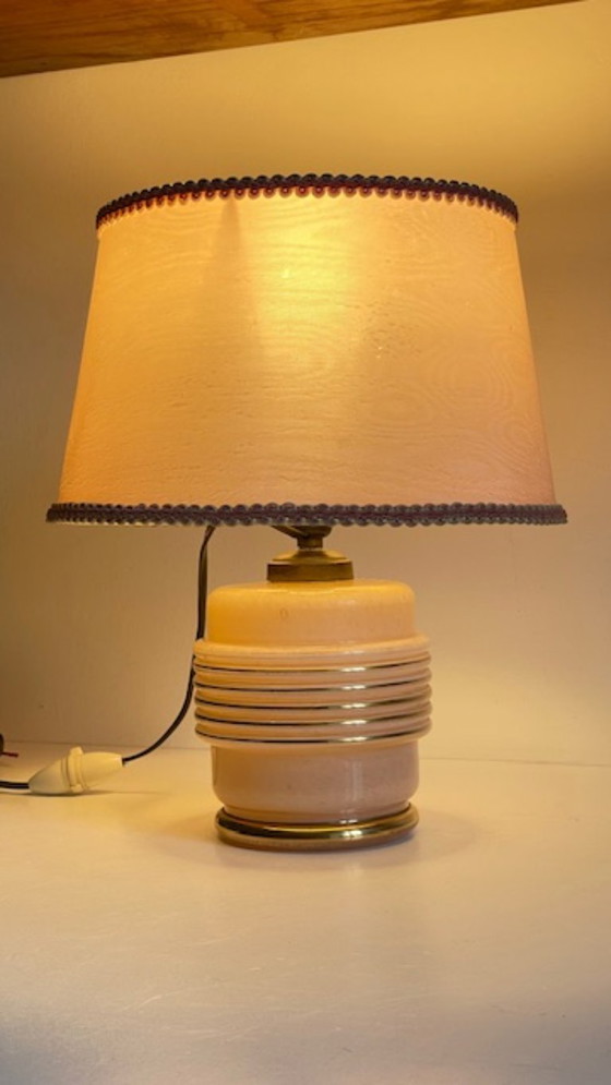 Image 1 of Clichy Glass Lamp, Art Deco