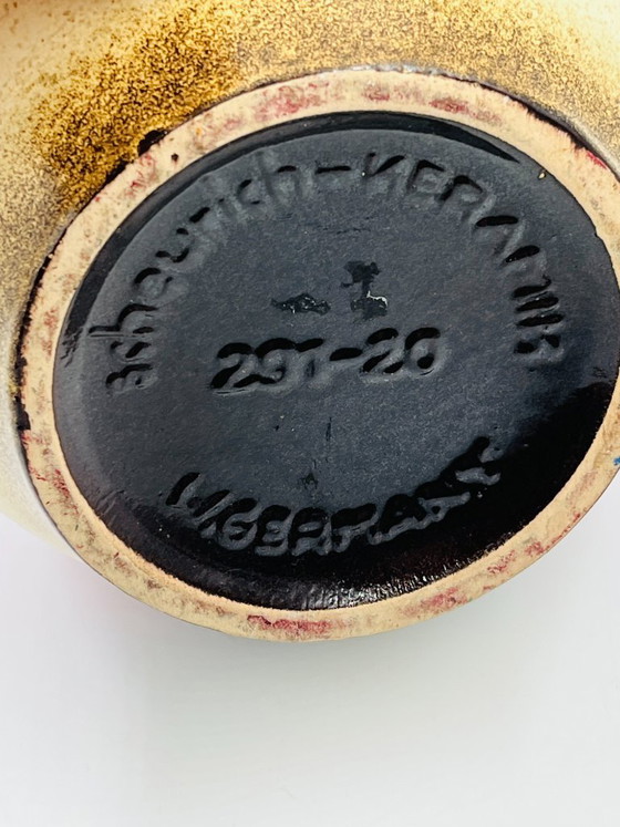 Image 1 of Scheurich 291 vase with red cabochon balls