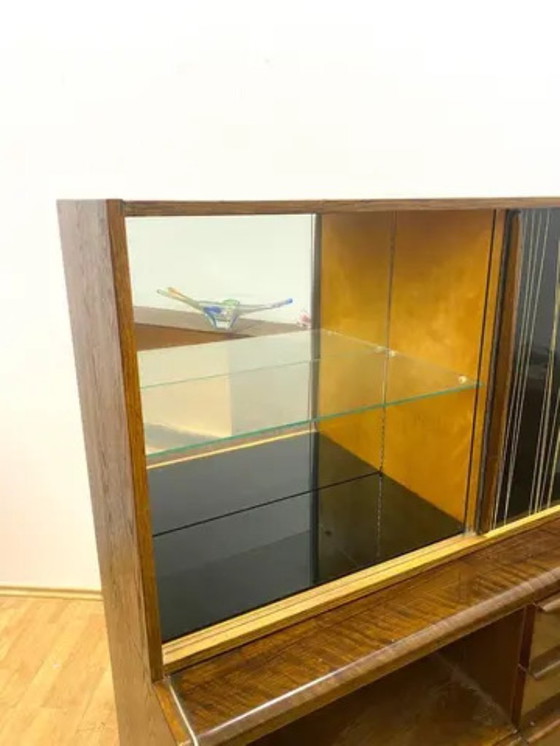 Image 1 of Mid-Century kast met bovengedeelte van Bohumil Landsman voor Jitona, Tsjechisch ontwerp, jaren 60