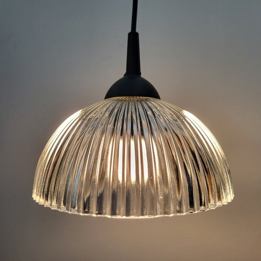 Lampada a sospensione vintage Prisma olofanica