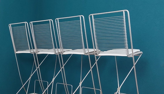 Image 1 of 4 sgabelli da bar Kreuzschwinger di Till Behrens, anni '90