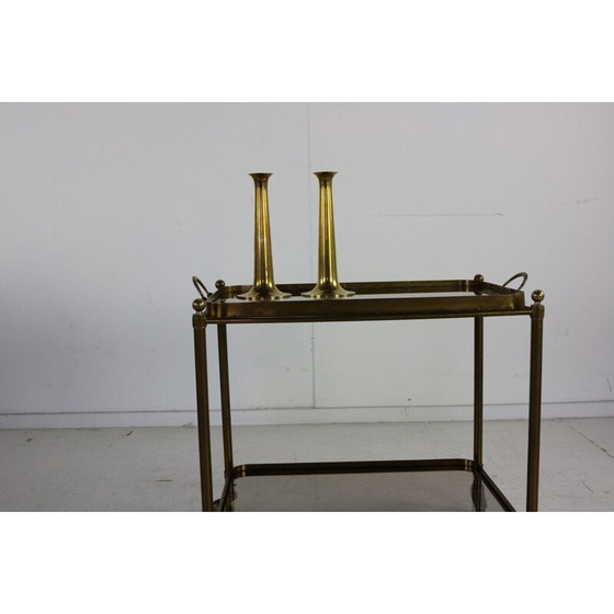 Image 1 of Pair of vintage brass candle holders by Hans Bølling for Torben Orskov, Denmark