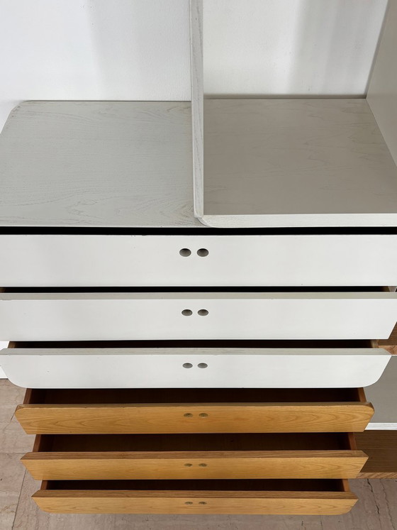 Two-tone modular Bookcases Samara by Derk Jan De Vries for Maisa, Italy, 70s, 8-piece set, White (photo 12 of 23)