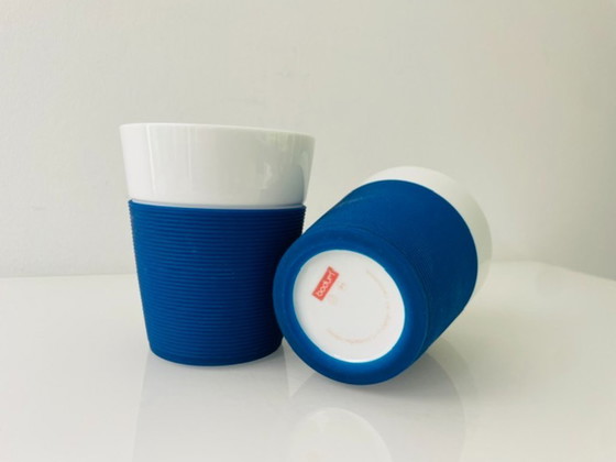 Image 1 of Bodum Bistrobecher 2er-Set blau weiß