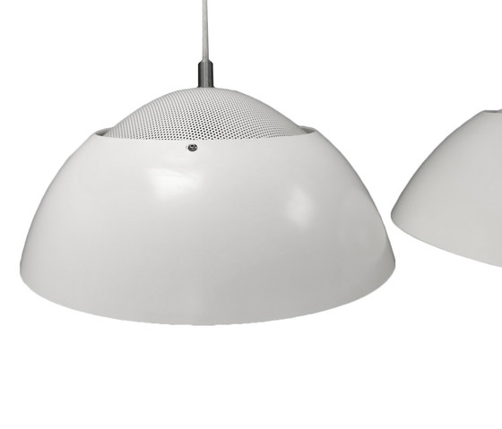 Image 1 of Paar grote vintage hanglampen - Safari - Christian Hvidt - Nordisk - 1970