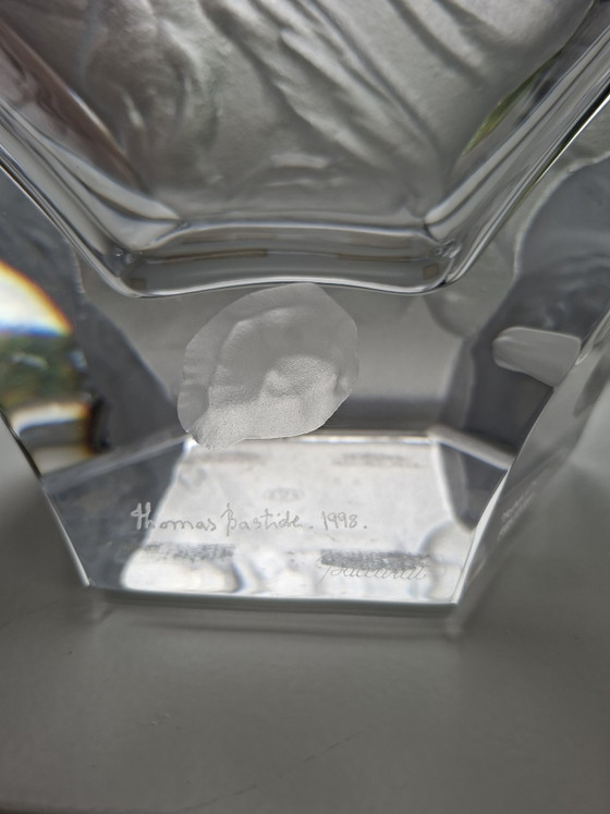 Image 1 of Glass vase "Texture of the Sky"