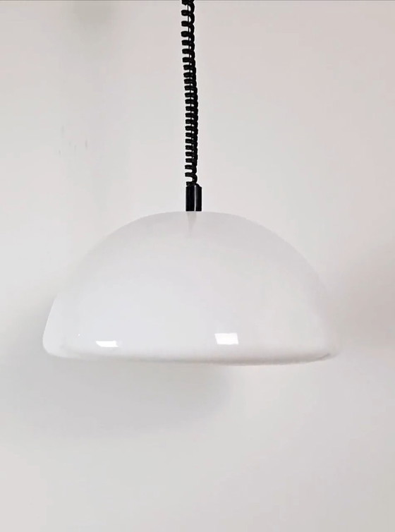 Image 1 of Vintage Meblo Lamp, Guzzini Lamp, Space Age Lamp, Luigi Massoni