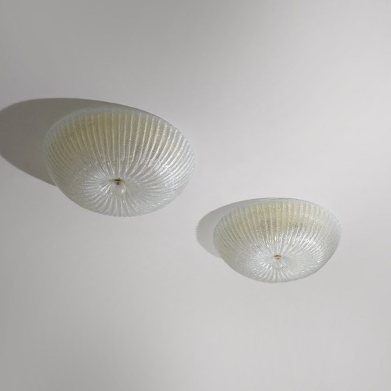 Image 1 of Große Deckenleuchte aus Muranoglas, 1990er Jahre