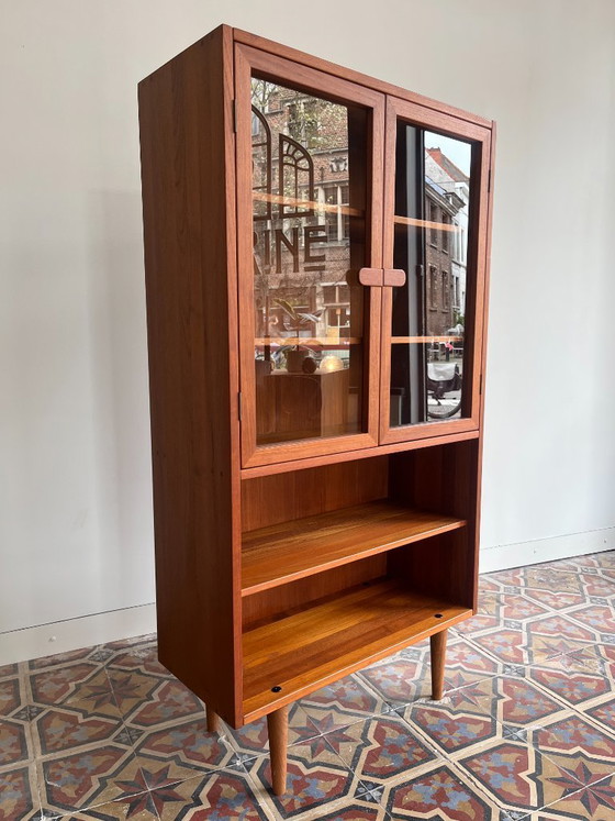 Image 1 of Dyrlund Highboard / Display Cabinet (Denmark)