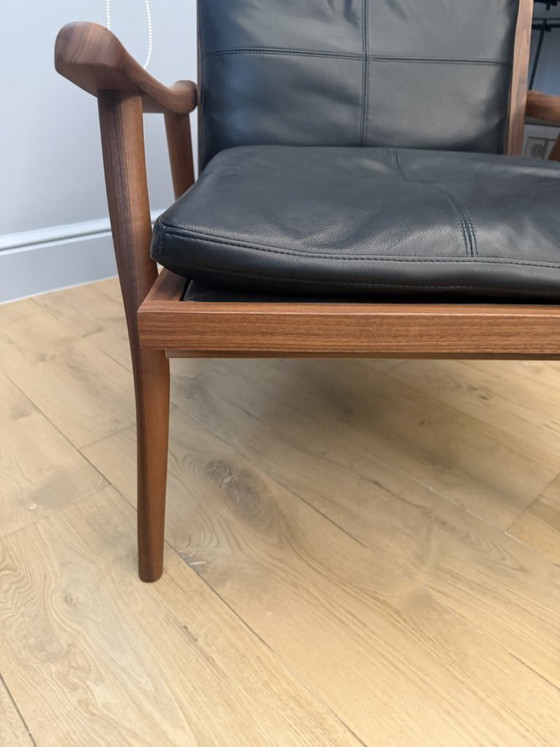 Fast Armchair – Vibieffe, Adjustable recliner chair, Wood, Leather (photo 4 of 6)