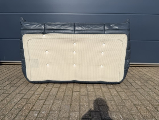 Image 1 of Ligne Roset Togo 100% auténtico, 3 oz y 2 oz en piel gris.