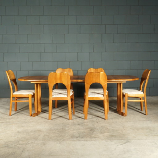 Danish dining room set - oak - 1960s
