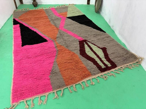 Azilal geweven wollen vloerkleed 200cmx300cm – Vloerkleden en tapijten, Wool, Bohemian (photo 4 of 9)