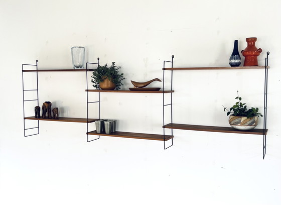 Image 1 of Scaffale a muro modulare XL vintage, WHB Germania '60