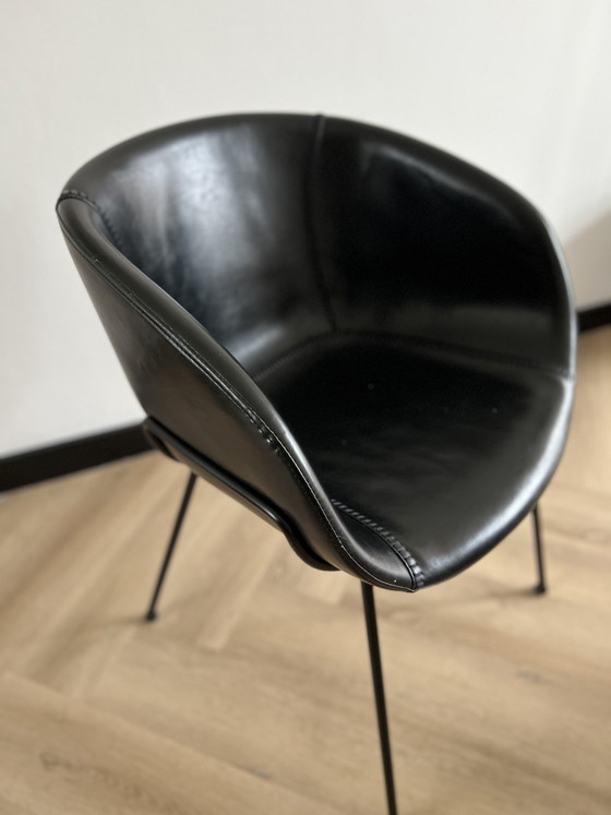 Image 1 of Set di 4 poltrone Feston – nere – in ottime condizioni