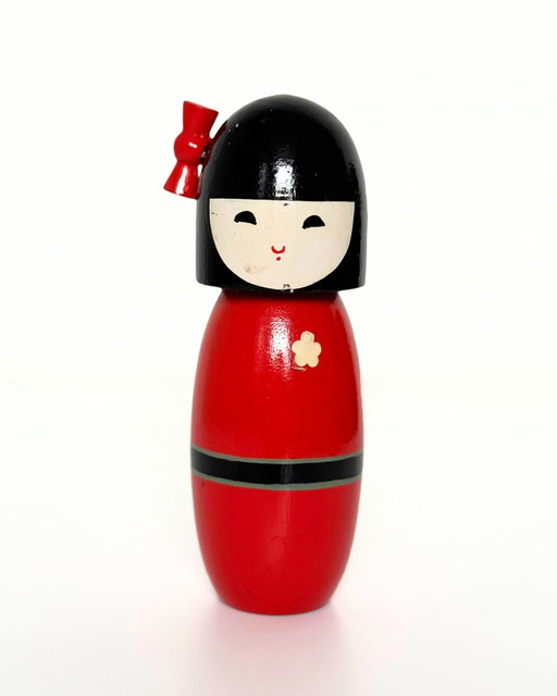 Japanse vintage Kokeshi pop