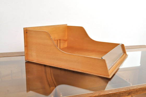 Image 1 of Vintage Winkelvitrine / toonbank in eik en beuken, 1930s