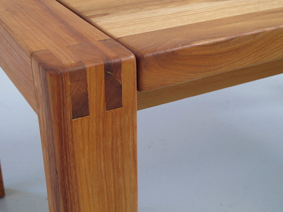 Image 1 of Table ou Bureau en Orme Massif Huilé Regain France