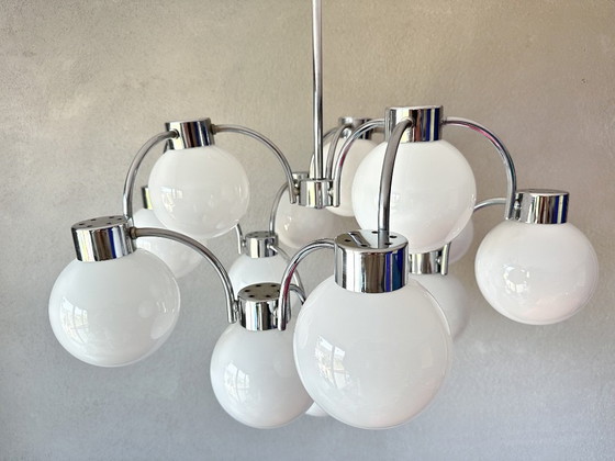 Vintage Boulanger Sputnik – Chandeliers, Glass, Metal (photo 11 of 13)
