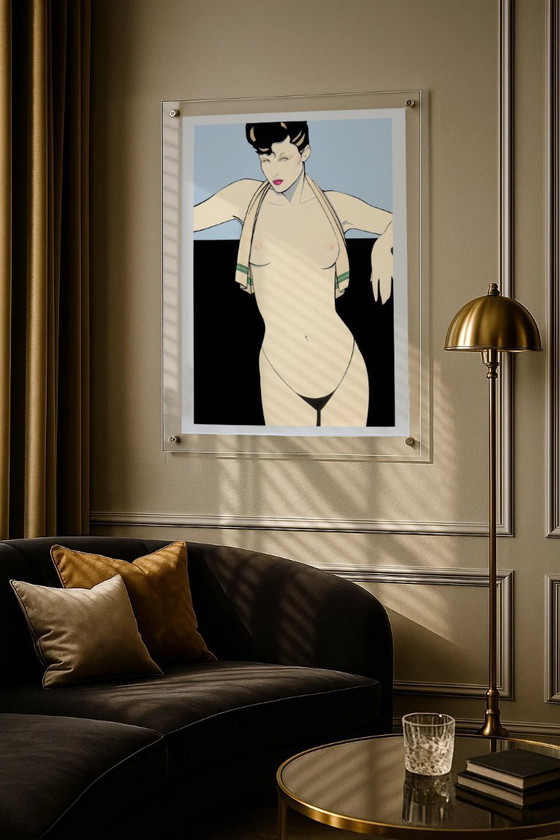 Image 1 of Patrick Nagel - Stampa Giclée Fine Art Pop Art Playboy Pin up Poster
