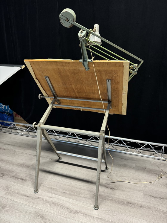 Image 1 of Beautiful Complete Ahrend Circle Kramer Drawing Table Architect Table