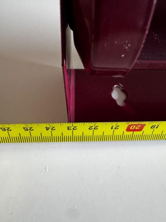 Image 1 of vintage IKEA V413 bordeau rode wandlamp