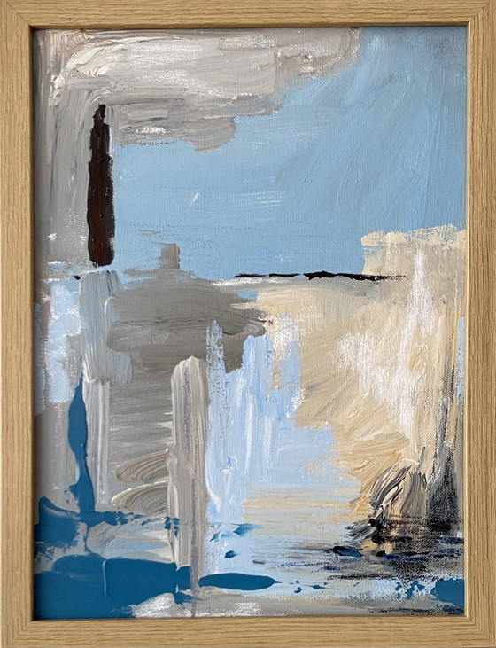 Image 1 of Abstract painting 30x40 including frame