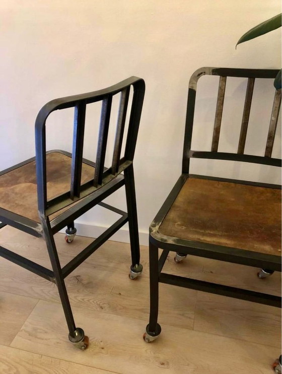 Image 1 of Metalen Stoel Heerenhuis (Metal Chair)