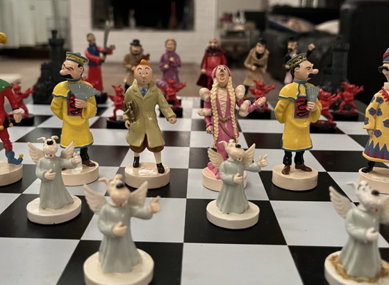 Image 1 of Rare Jeu d’échecs Tintin Pixi – N°20 / 1000 – Pièce de Tête
